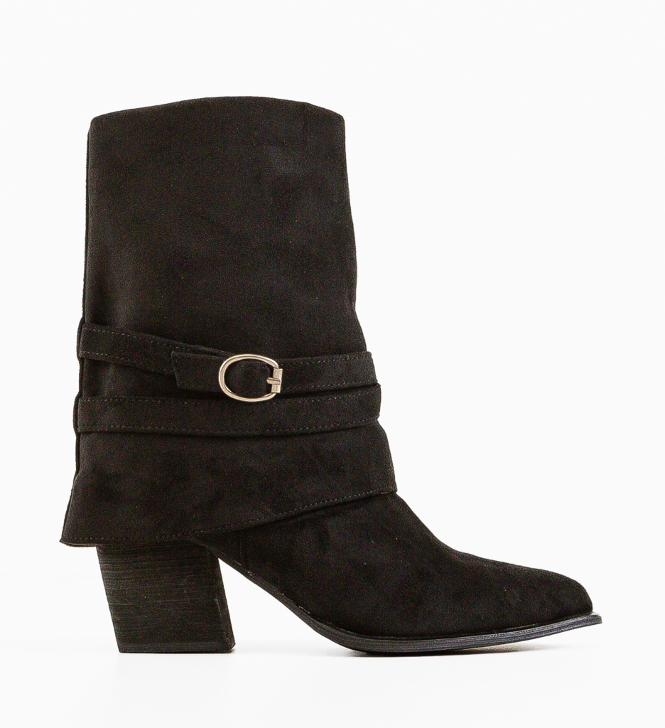 Botine Dama Heyman Negre - Eleganță și Stil - imagine 4