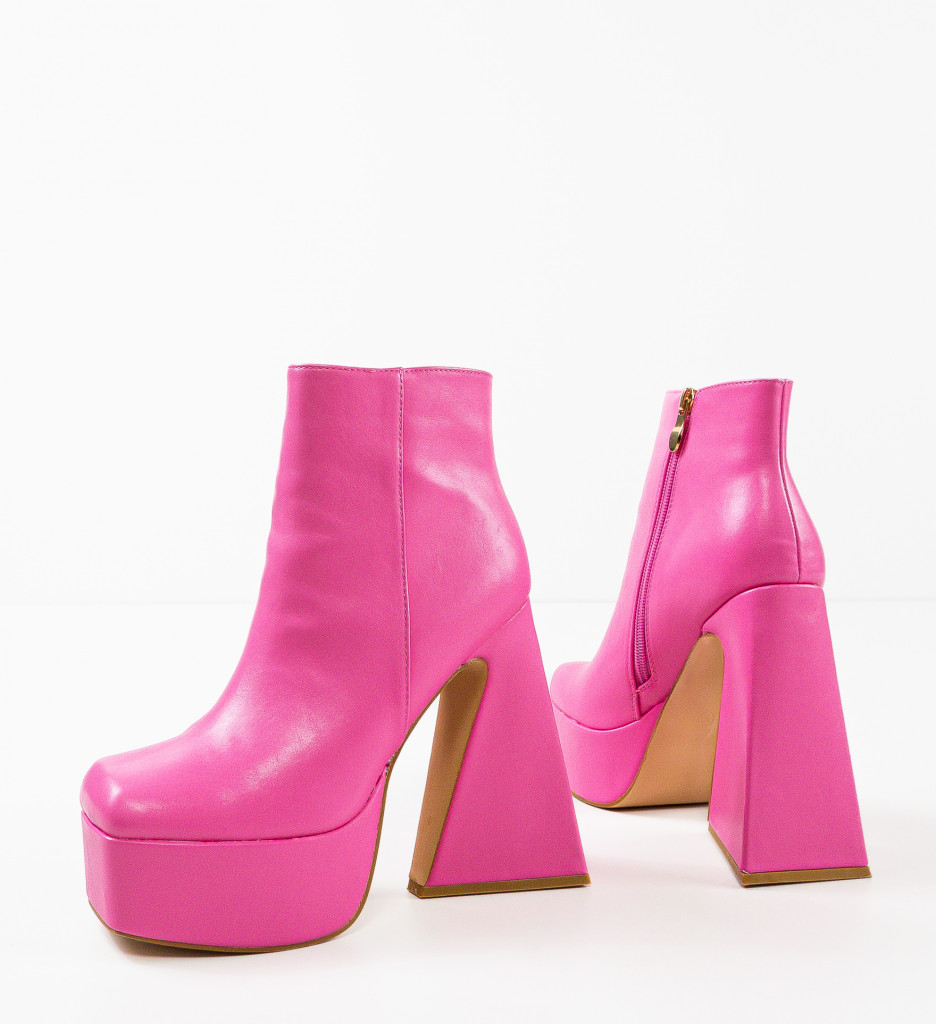 Botine Dama Vera Roz - Stil și Confort - imagine 8
