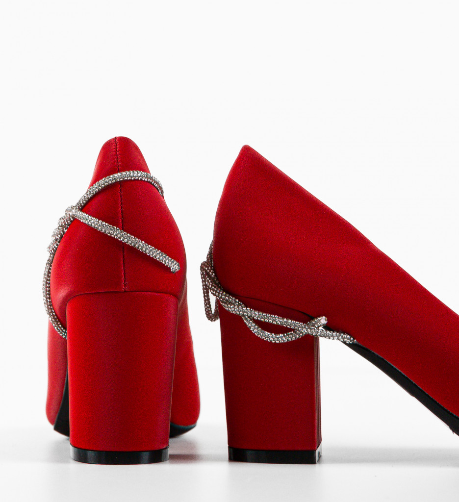 Pantofi Wick Rosii - Eleganță și Stil - imagine 9