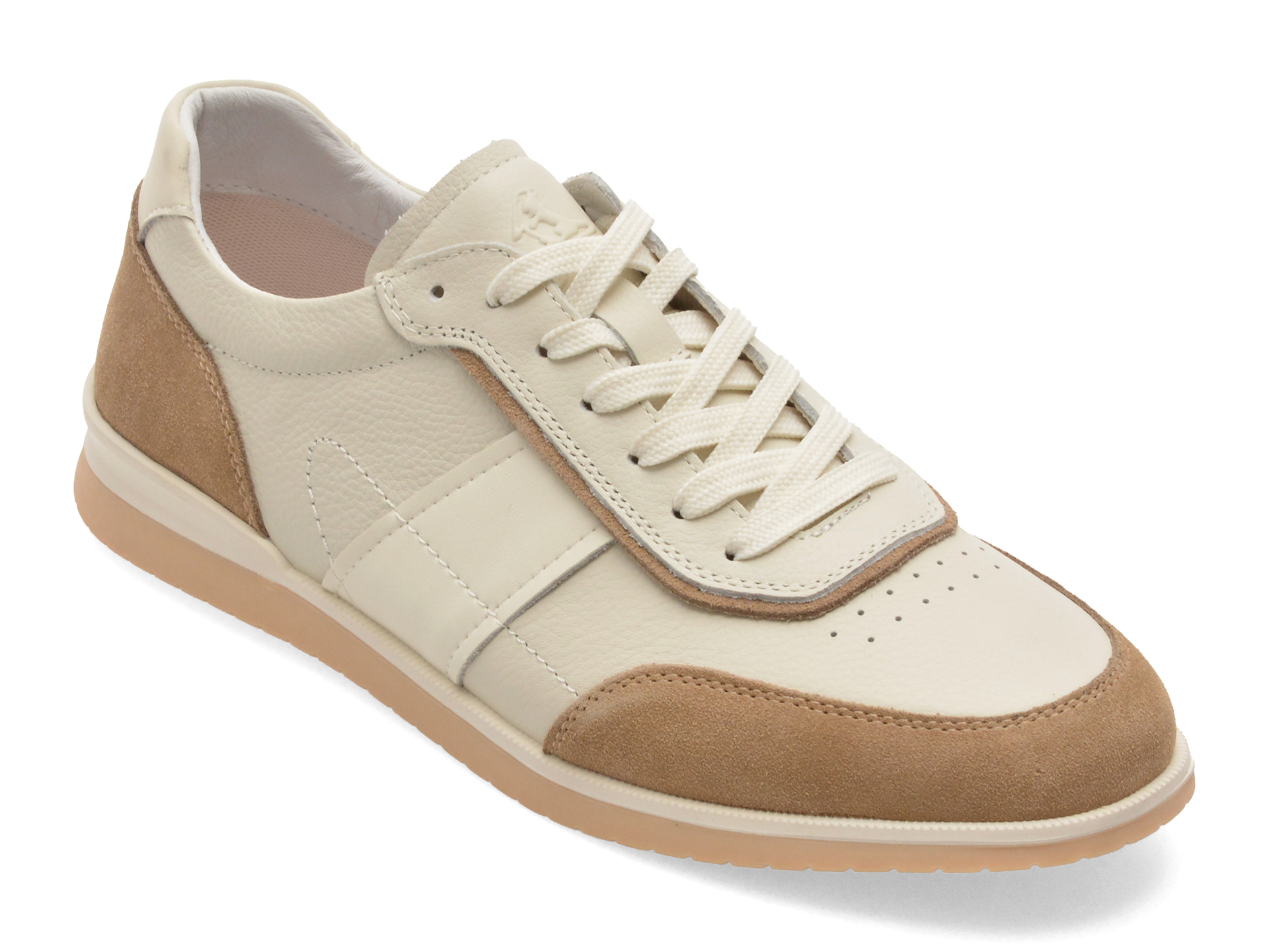 Pantofi Sport OTTER Bej Piele Naturală