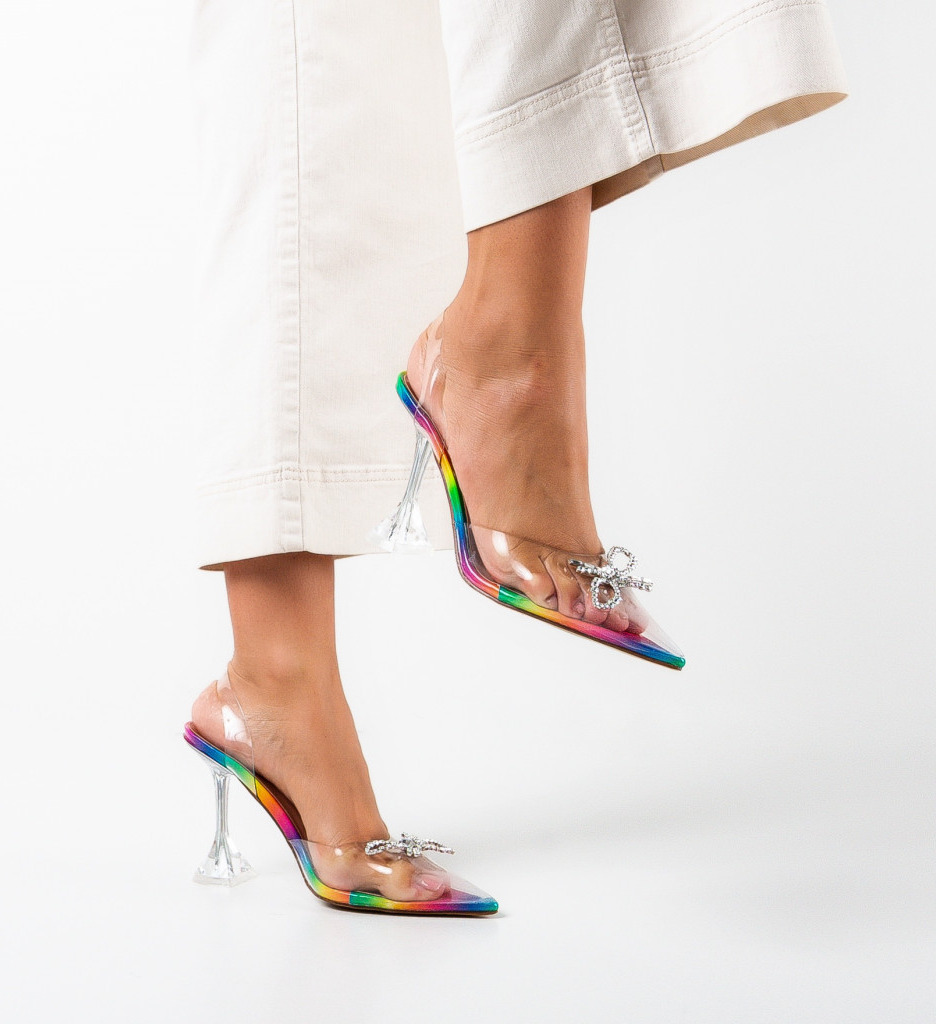 Pantofi dama Gung Multi cu toc elegant