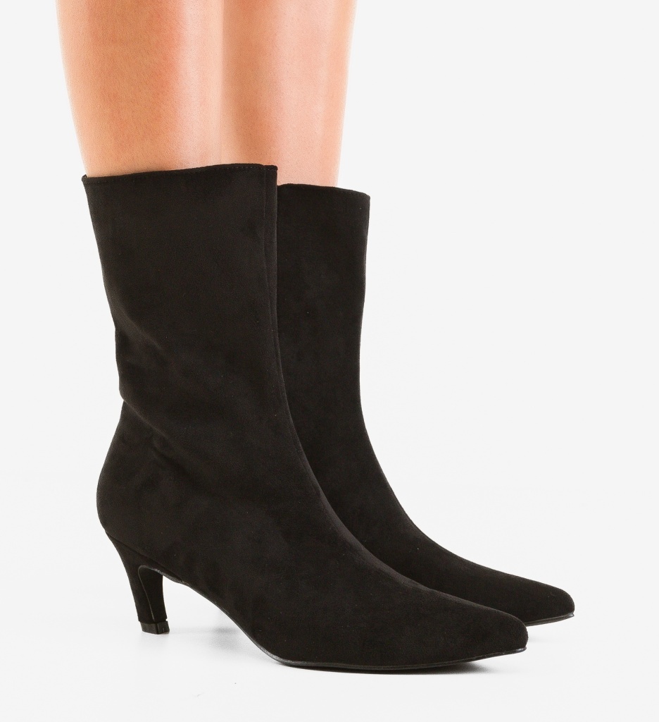 Botine Dama Jorana Negre | Eleganță și Confort - imagine 2