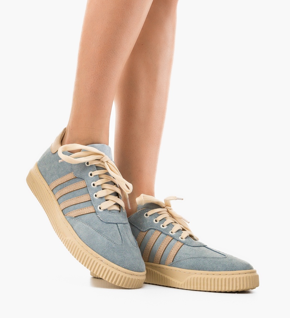 Sneakers Dama Crimson Albastri - Confort și Stil - imagine 3