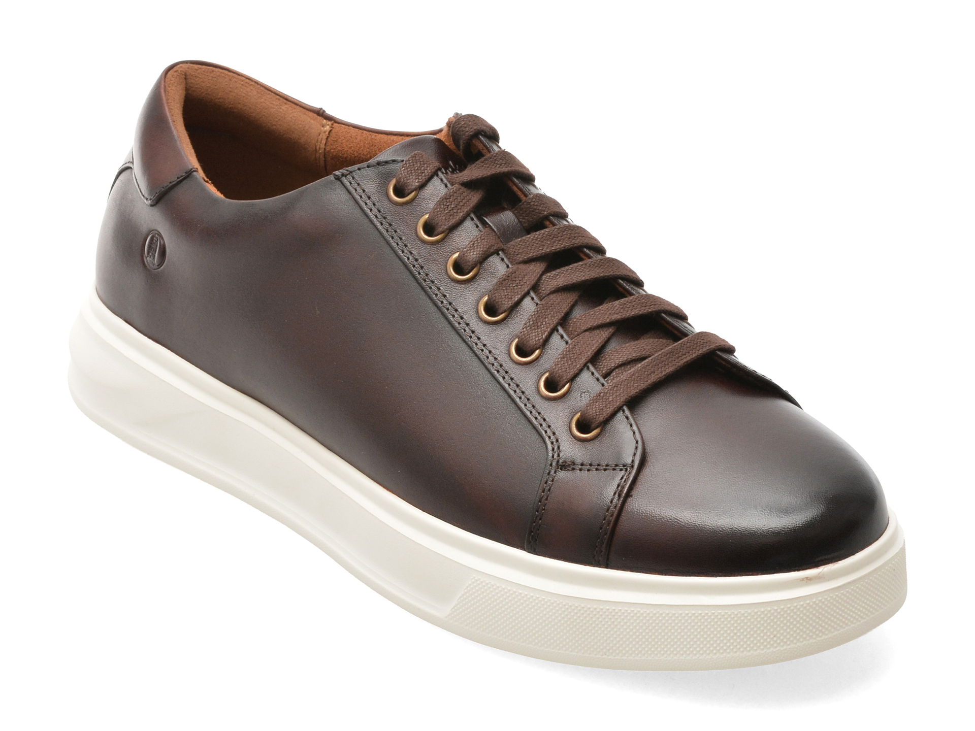 Pantofi sport Clarks Goswell Tie piele naturală