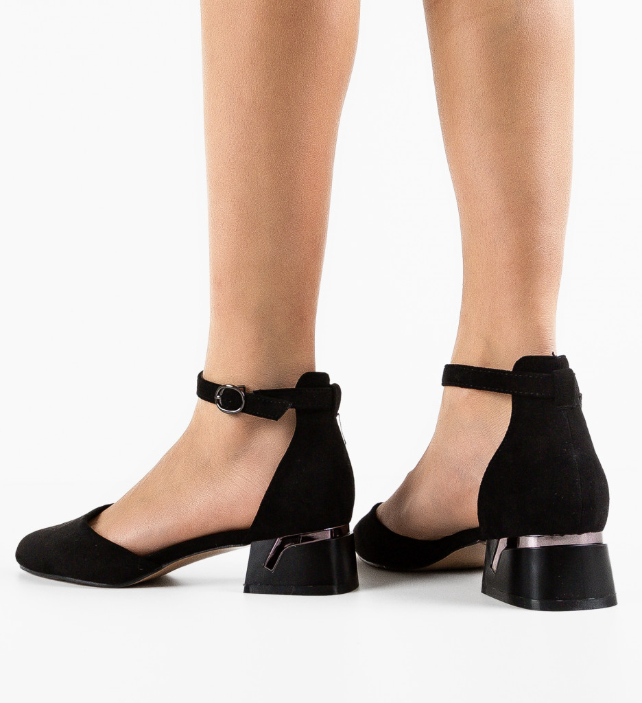 Pantofi dama Zahra Negri 2 - Eleganță Sigură - imagine 4
