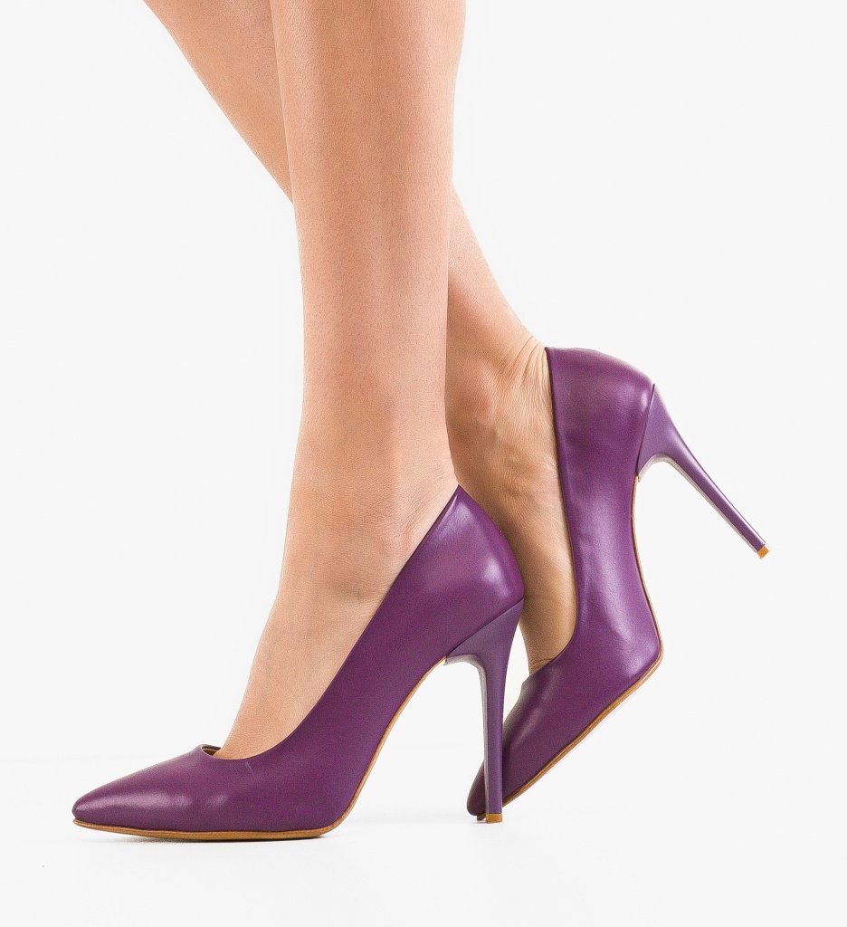 Pantofi cu Toc Rytorya Mov - Eleganță și Stil - imagine 3