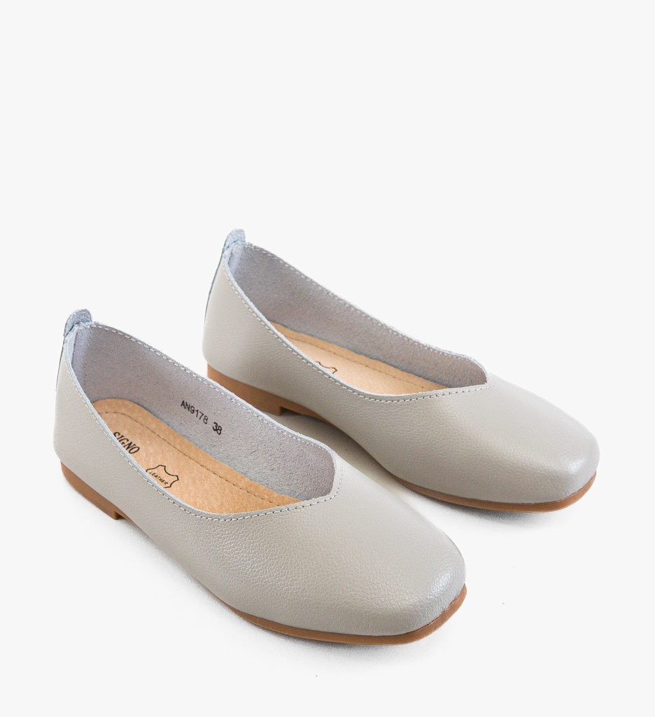 Balerini Dama Sadde Gri - Confort Casual - imagine 4