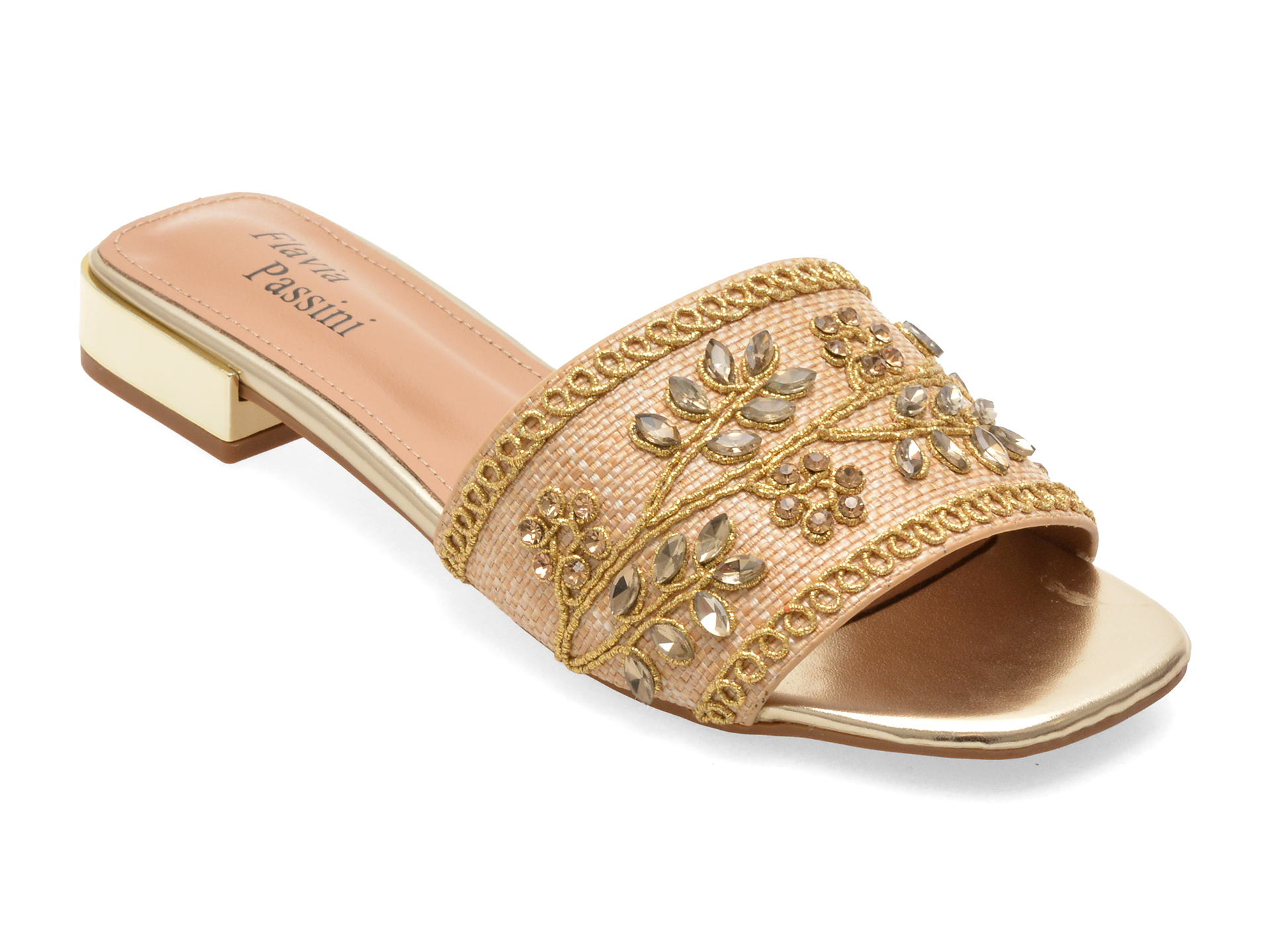 Papuci Flavia Passini Aurii 9153 - Eleganță și Confort