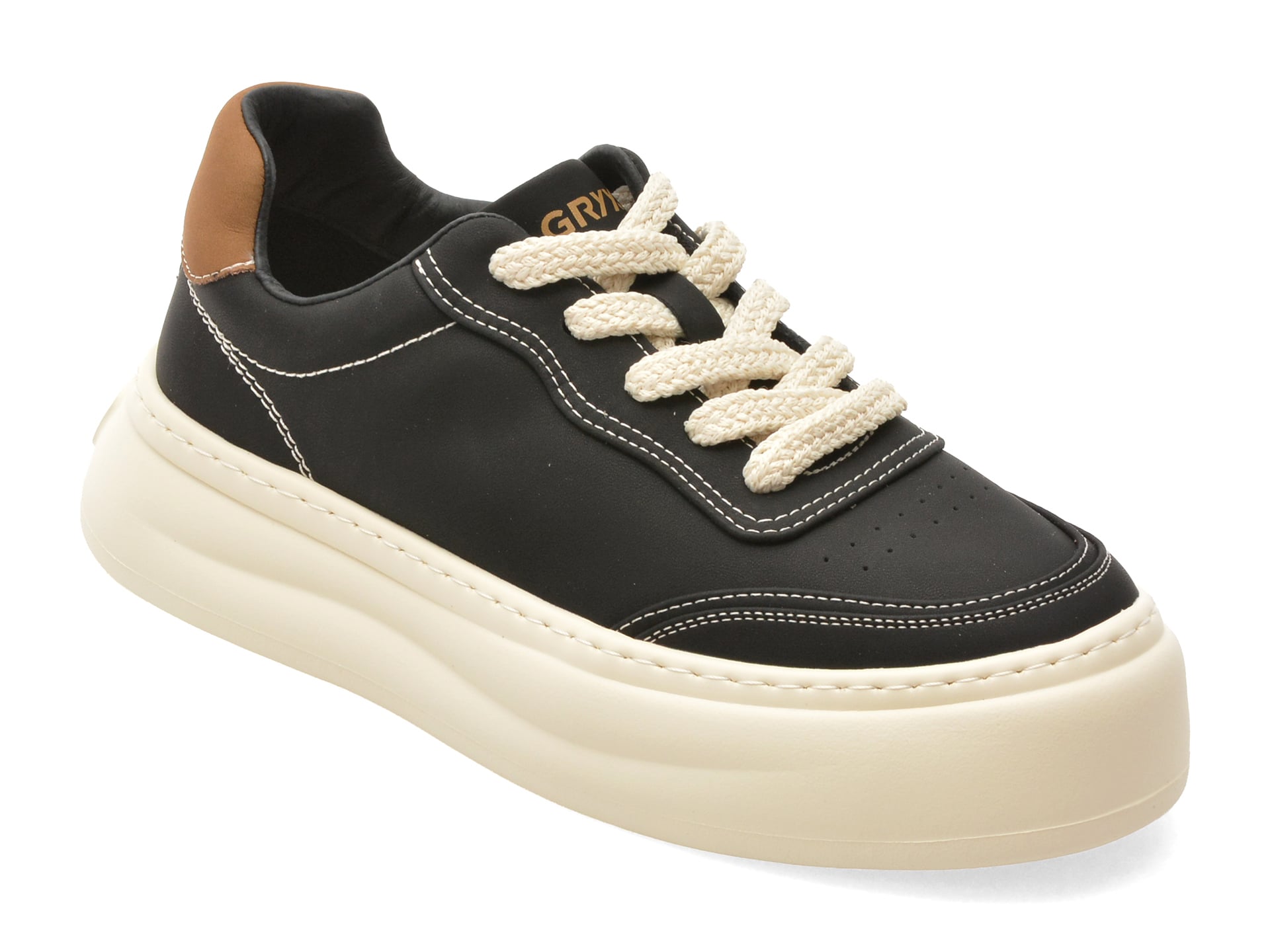 Pantofi Sport GRYXX Negri Piele Naturală | Barbati