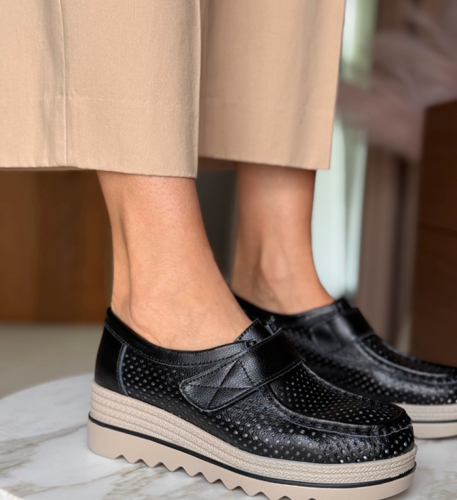 Pantofi Casual Histria Negri | Stil și Confort - imagine 2