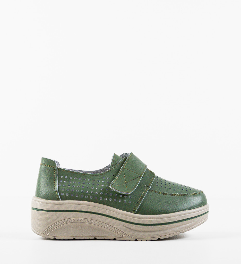 Pantofi Casual Verzi Rezolito | Confort Asigurat - imagine 6