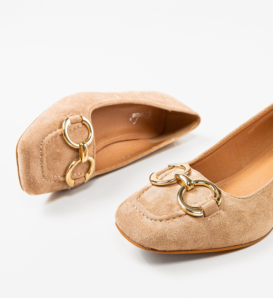 Pantofi cu Toc Khaki pentru Ținute Elegante - imagine 8