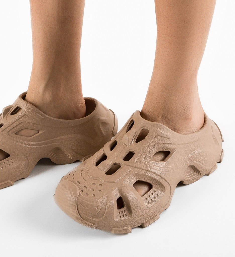 Papuci Dama Merri Khaki | Confort si Stil
