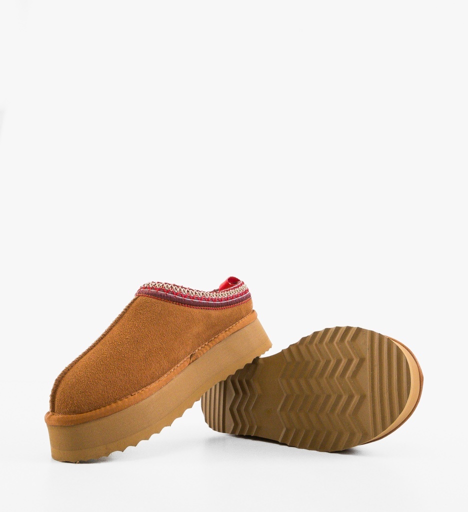 Papuci Grizly Camel Depurtat | Confort și Căldură - imagine 4