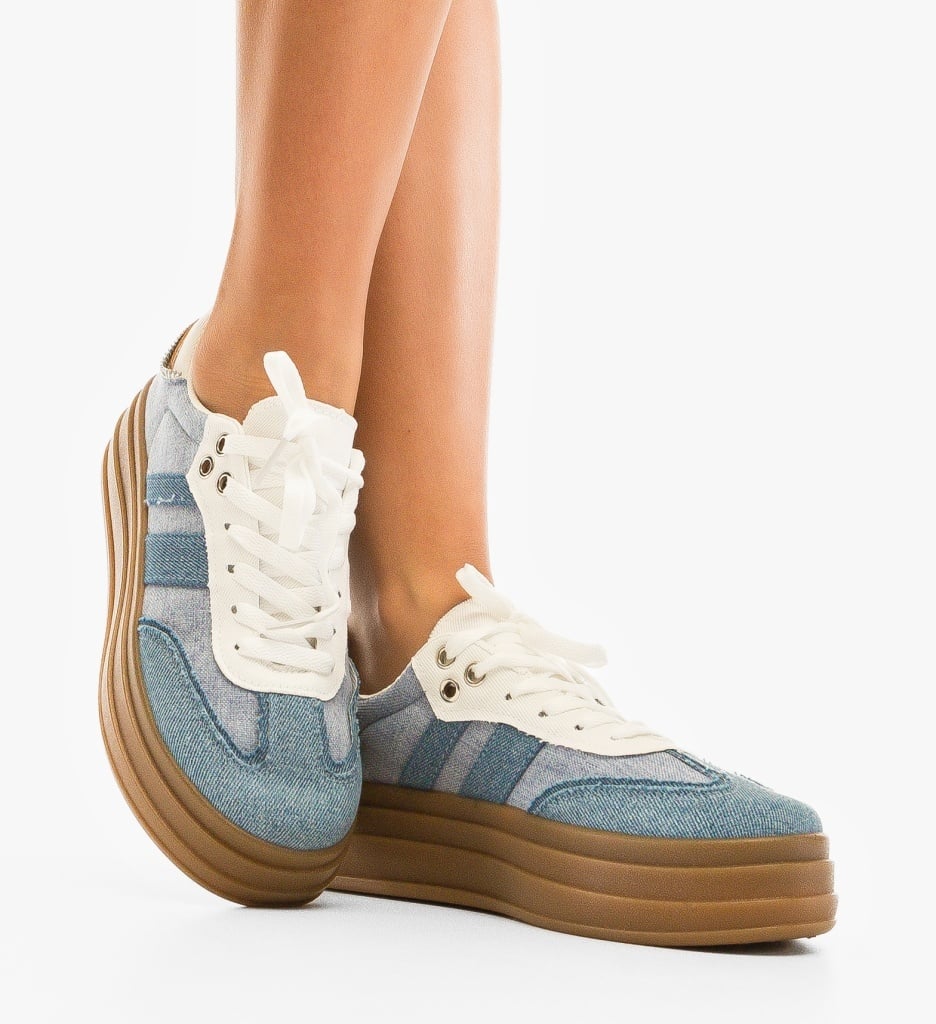 Sneakers Dama Zyla Albastri | Confort Sport