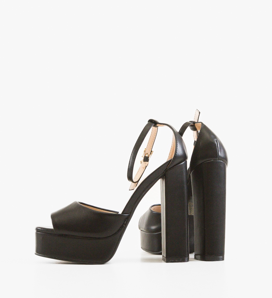 Sandale Toc Guzman Negre - Eleganță și Stil - imagine 4