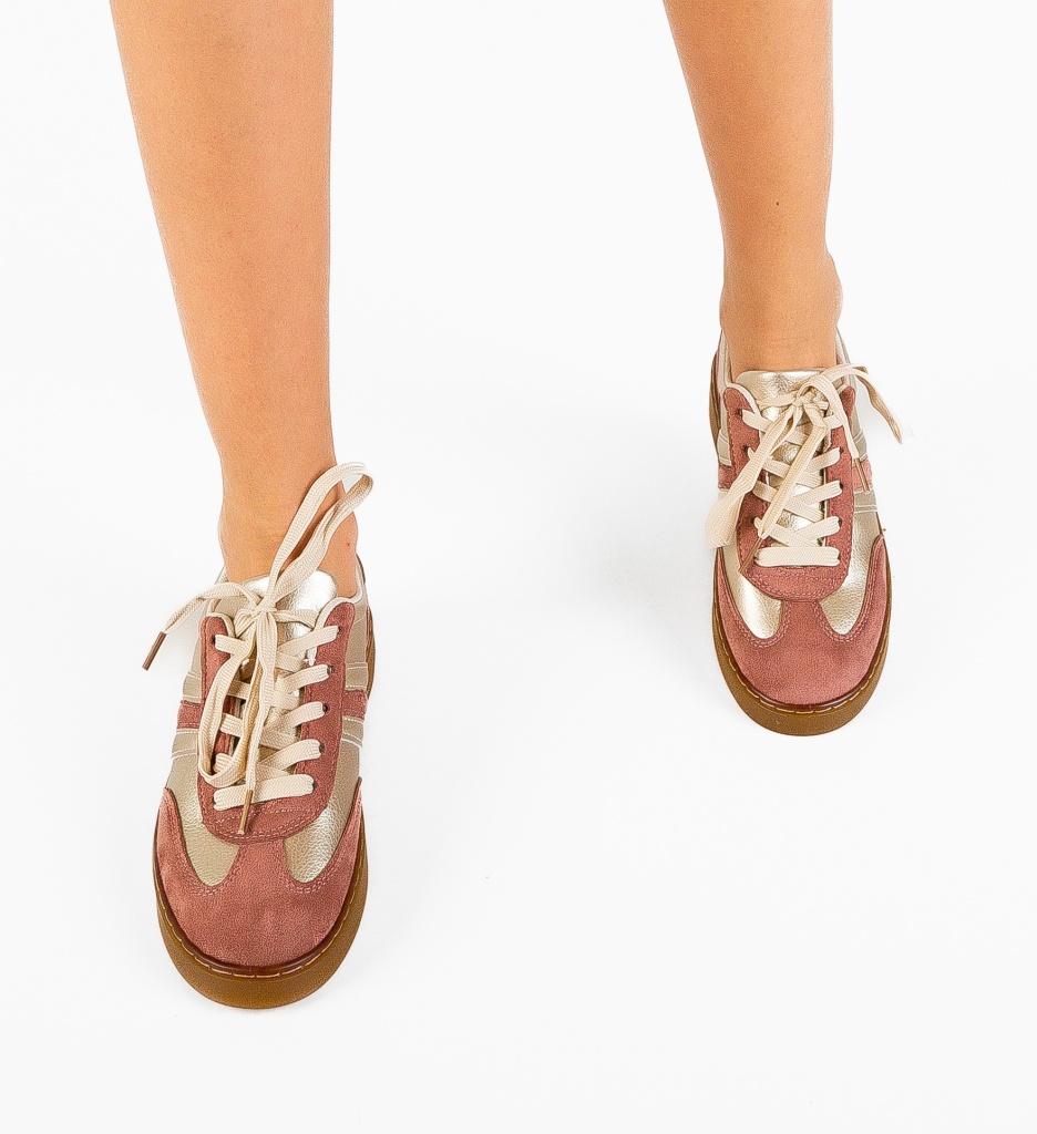 Sneakers Dama Sequ Roz - Stil și Confort - imagine 4