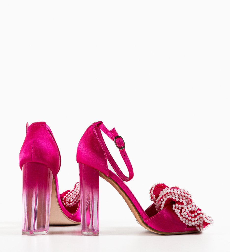 Sandale cu Toc Zagora Fuchsia - Eleganță Asigurată - imagine 6