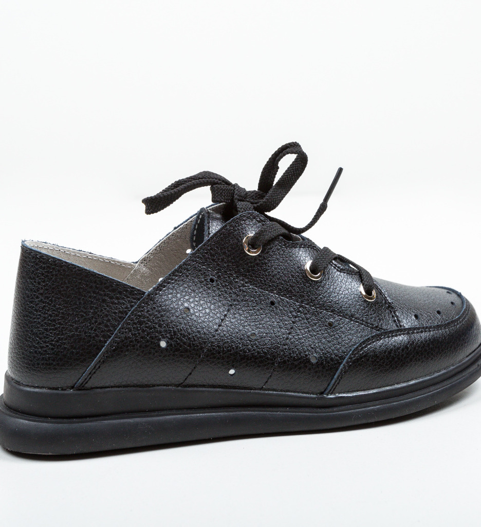 Pantofi Casual Bessie Negri - Confort și Stil - imagine 5