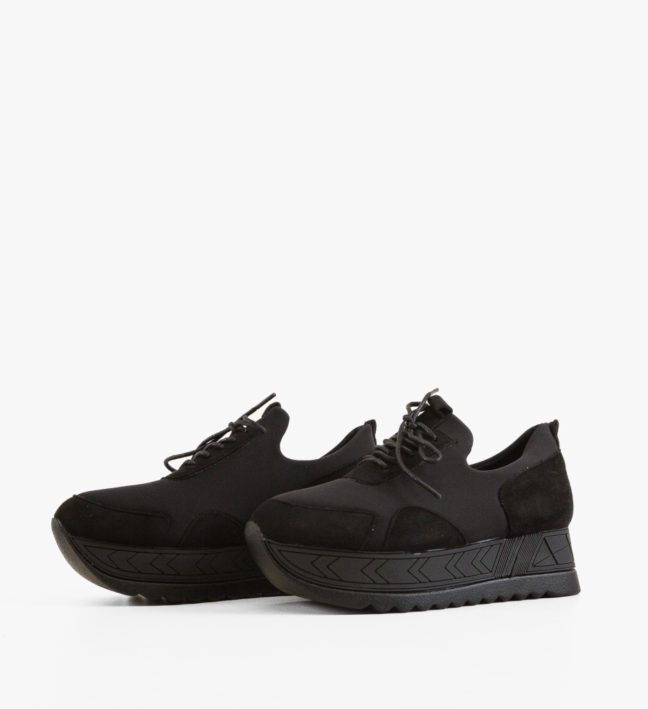Sneakers Dama Gazy Negri - Confort și Stil - imagine 6