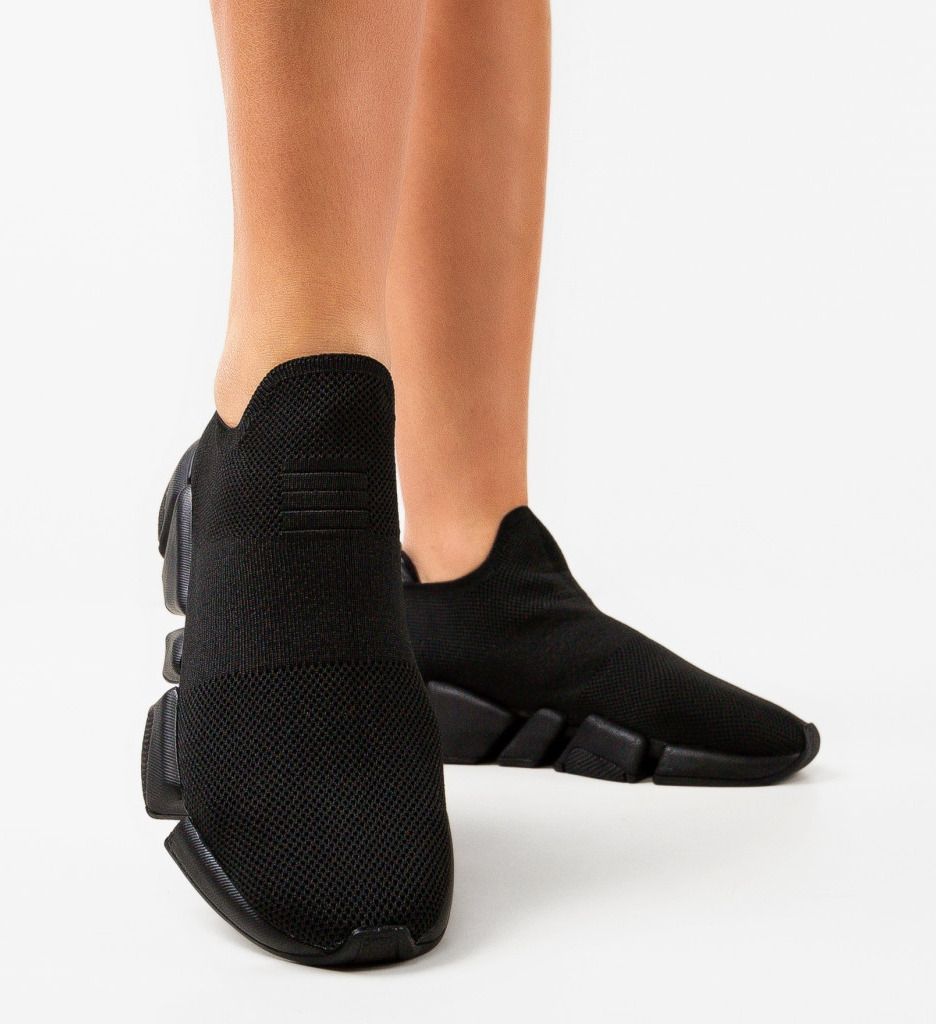 Sneakers Dama Zuper Negri | Confort & Stil Urban - imagine 2