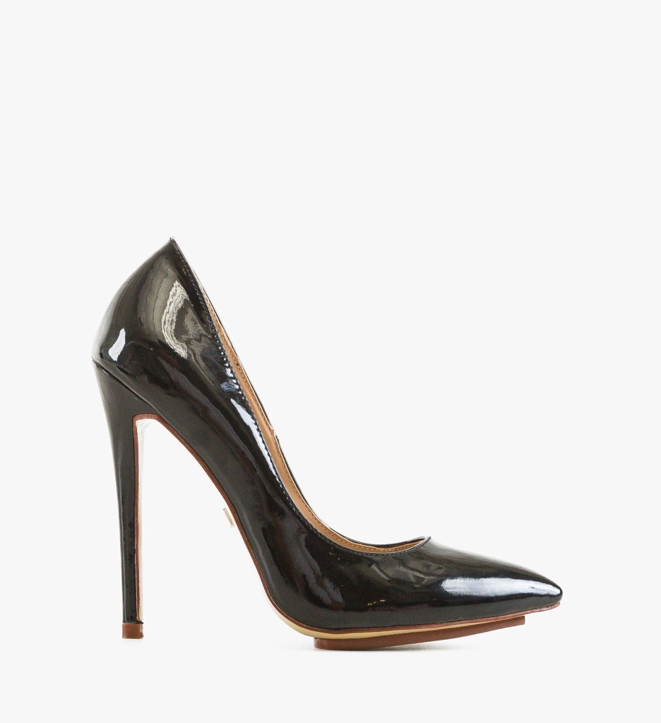 Pantofi Dama Kajne Negri cu Toc Elegant - imagine 6