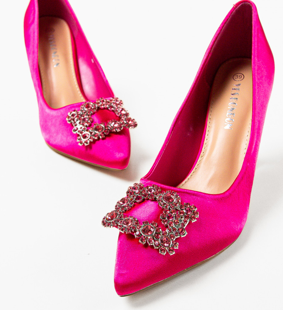 Pantofi cu Toc Rosario Fuchsia | Eleganță Remarcabilă - imagine 5