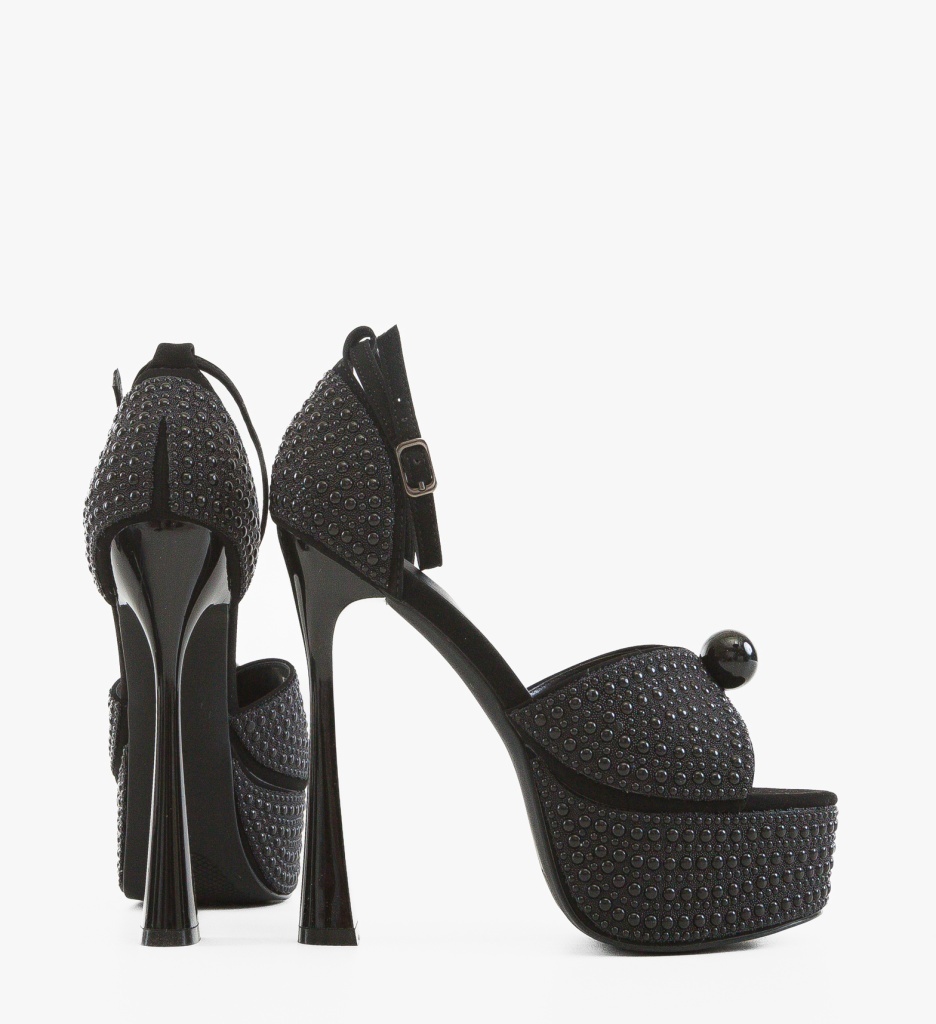 Sandale Dama Benson Elegante cu Toc - imagine 4