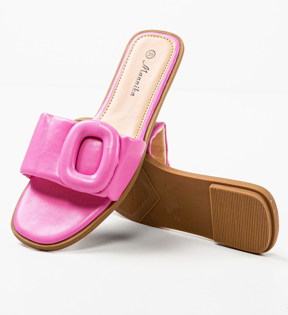 Papuci Dama Palesa Fuchsia | Confort și Stil - imagine 8