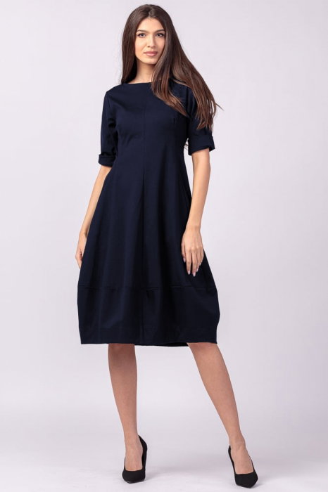 Rochie Lalea Cambrata Bleumarin Shopika
