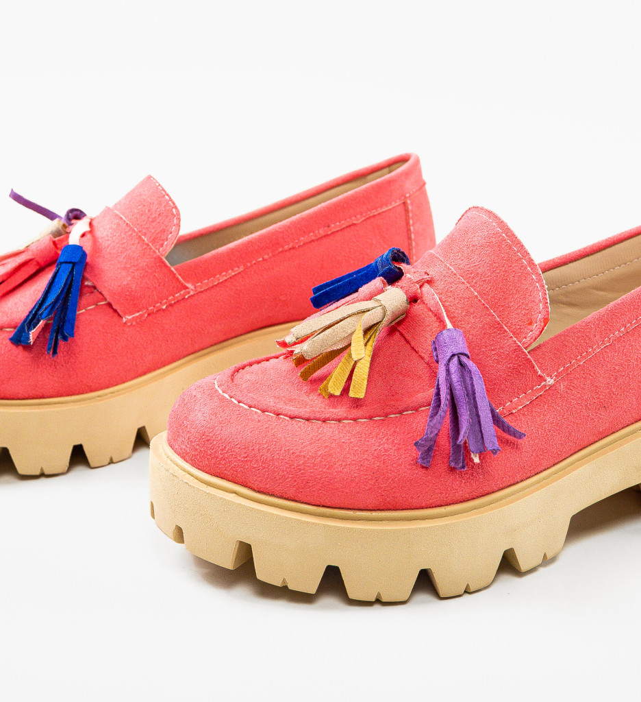 Pantofi Casual Dama Roz - Confort & Stil - imagine 6