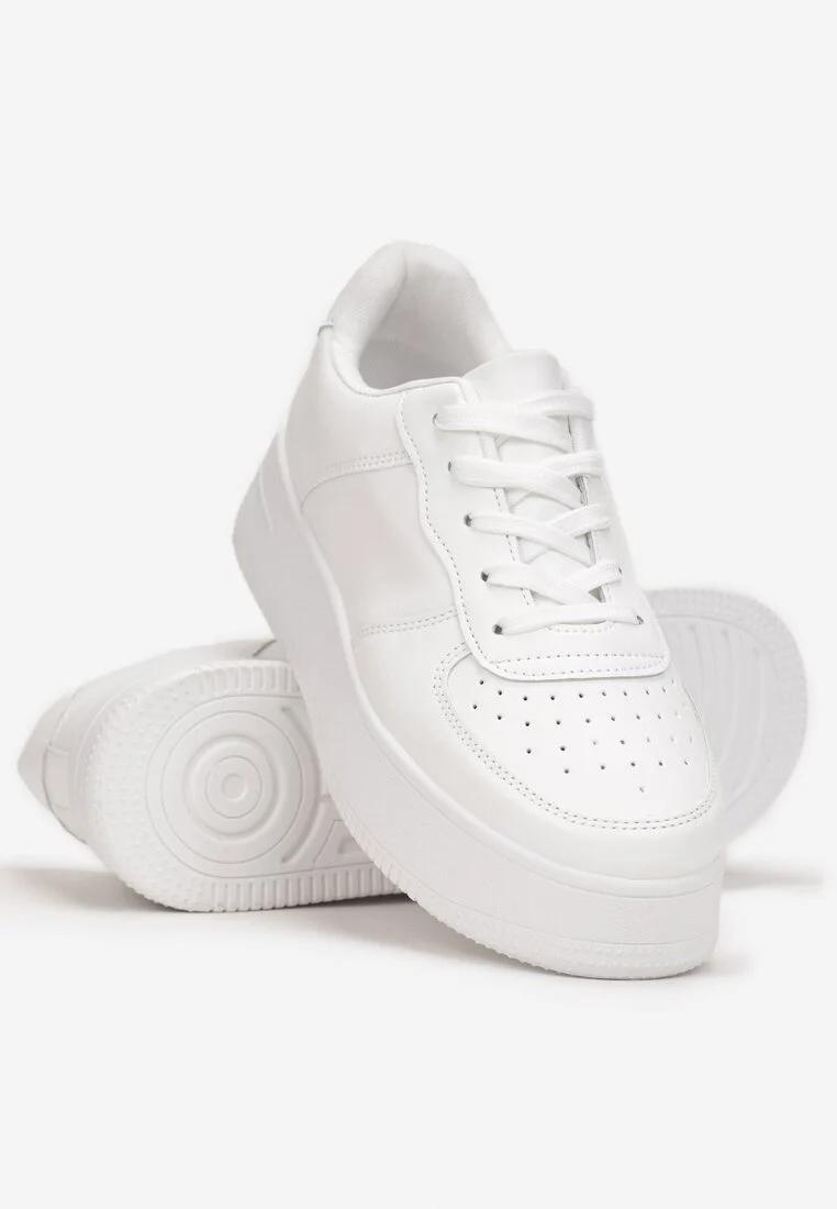 Adidași Casual Albi cu Talpă Rezistentă - imagine 2