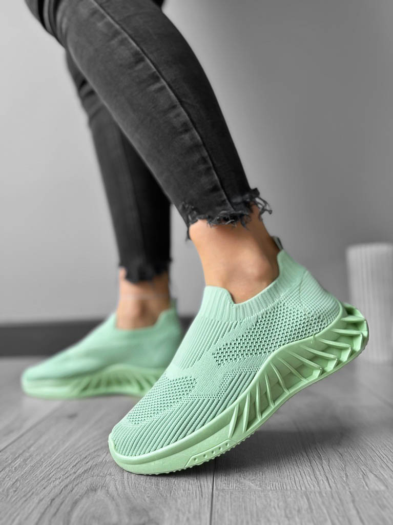 Adidași Dama Verzi din Pânză Casual | Confort