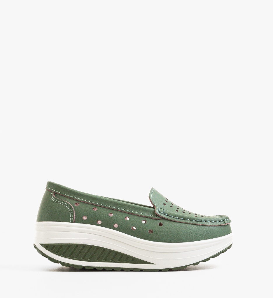 Pantofi Casual Buga Verzi - Confort Maxim - imagine 4
