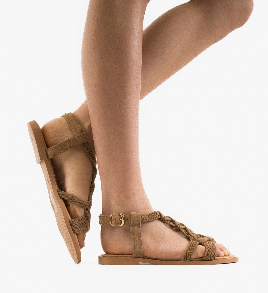 Sandale Dama Alivia Khaki | Confort & Stil
