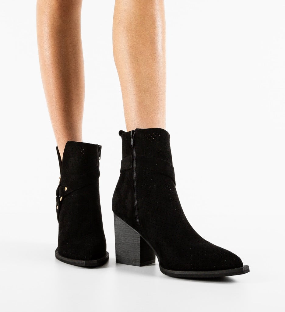 Botine Talnah Negre - Eleganță și Confort - imagine 5