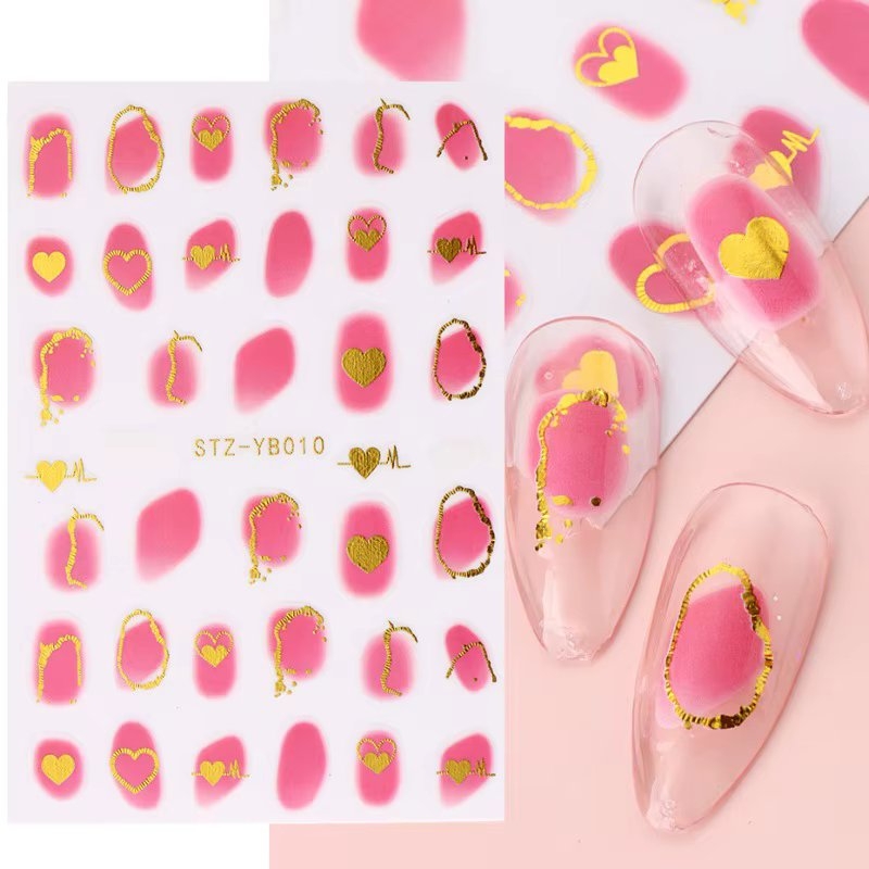 Abtibilduri Unghii Marquise STICKER85 Roz