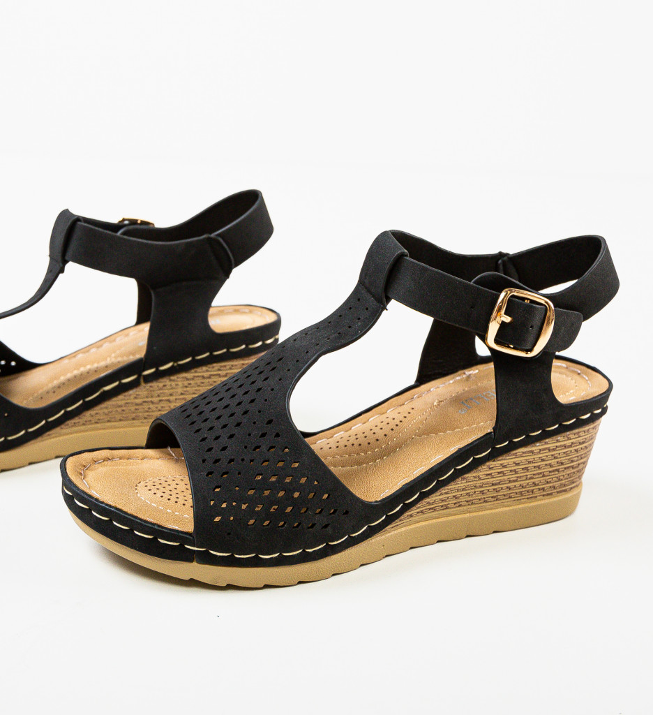 Sandale Dama Carolus Negre | Elegante si Comode - imagine 6