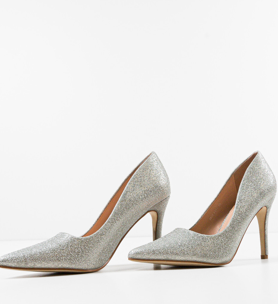 Pantofi Dama Howe Argintii | Eleganță Asigurată - imagine 6