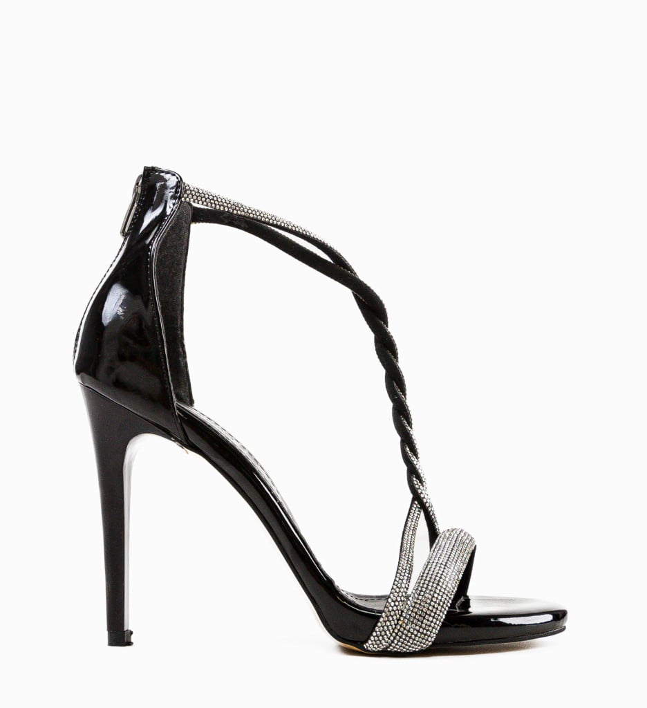 Sandale Lysan cu Toc - Eleganță Negru - imagine 7