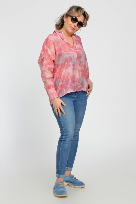 Cămăși Văpăroase Floral Imprimeu Lara