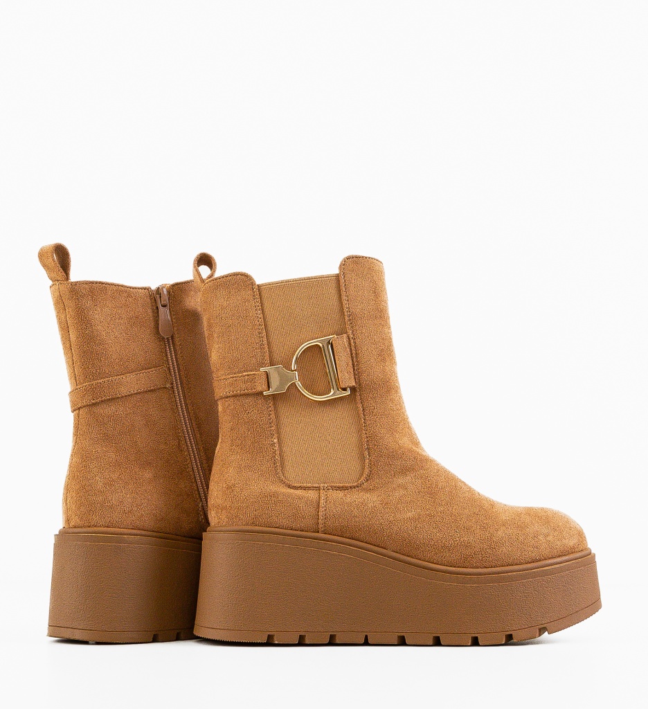 Ghete Dama Neba Camel | Confort si Eleganta - imagine 6