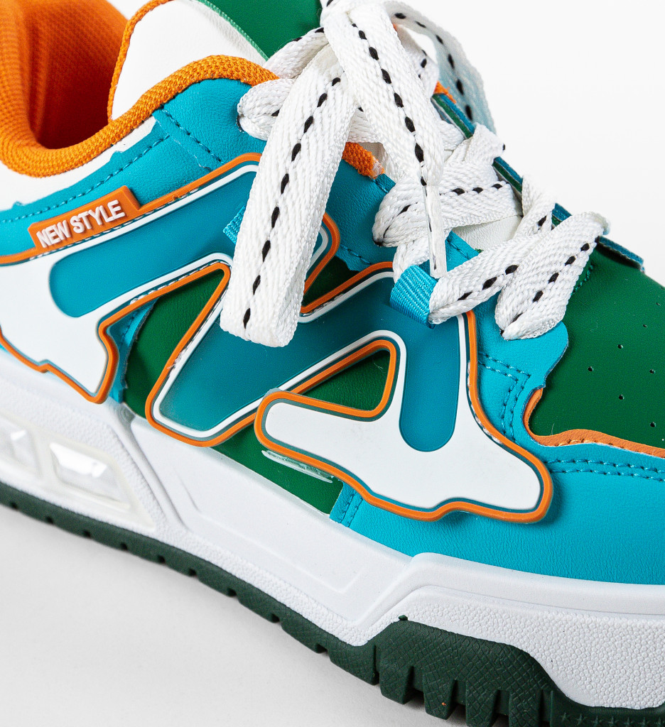 Sneakers Dama Niustile Albastri - Confort și Stil - imagine 10