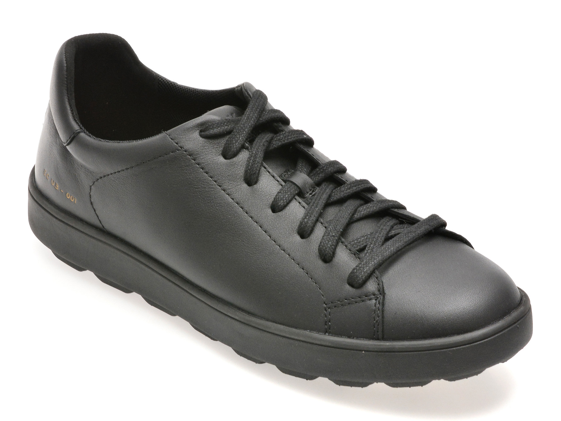Pantofi Geox negri din piele - Confort premium