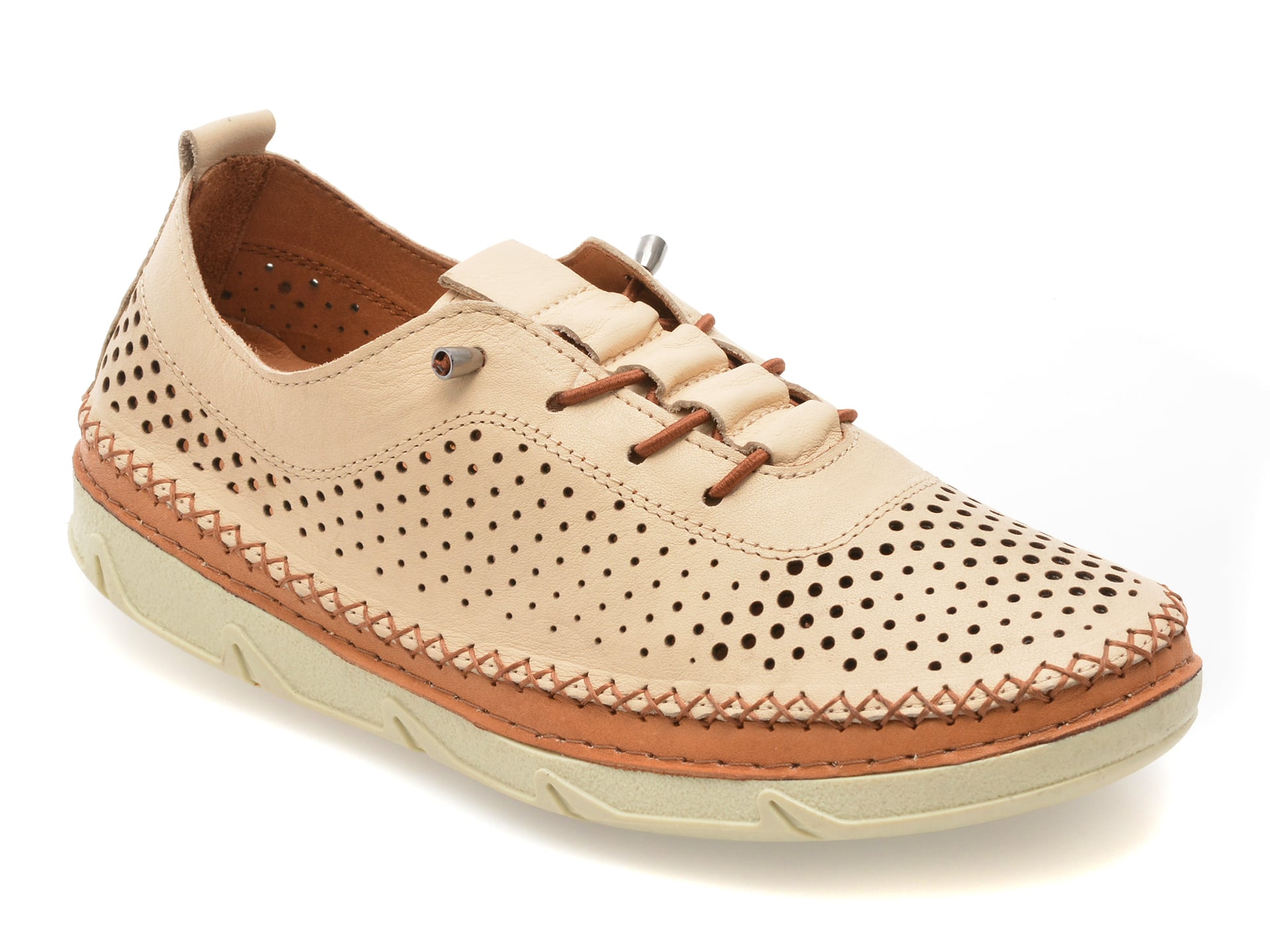Pantofi GRYXX Bej Piele Naturală Casual
