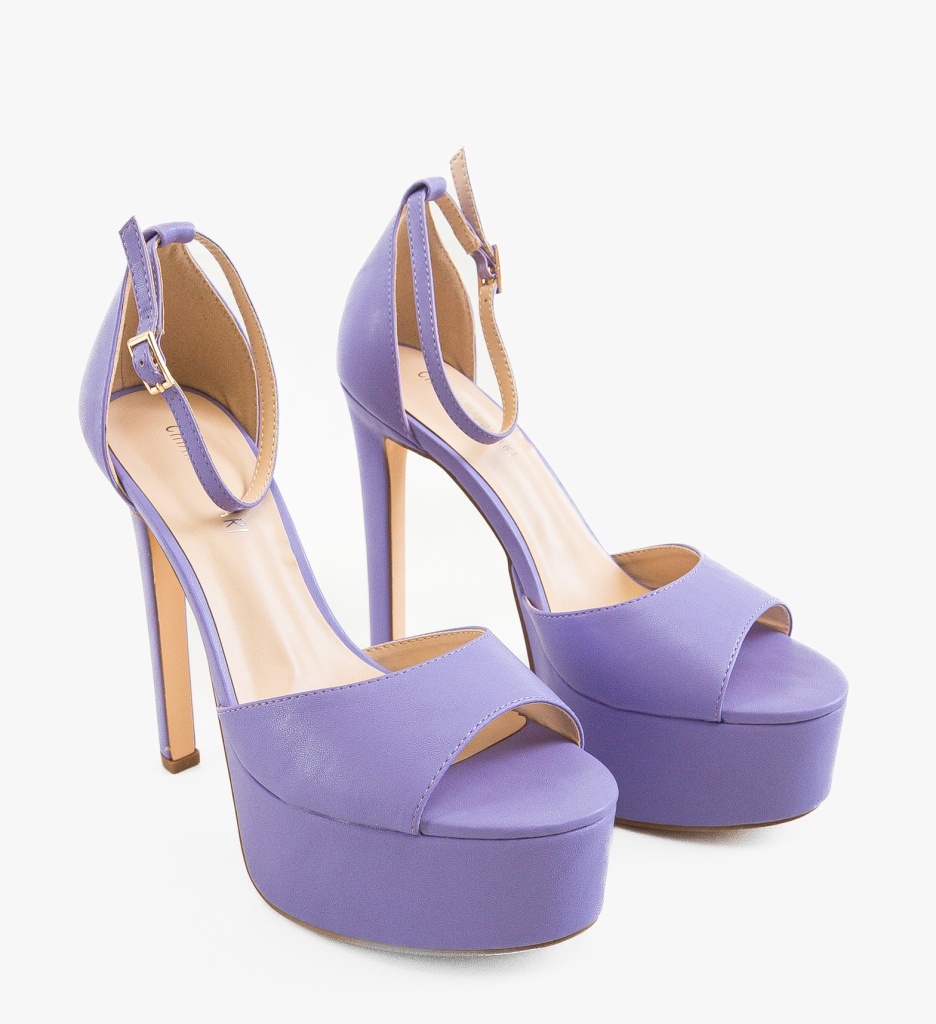 Sandale Dama Jetrok Mov Elegante - imagine 4