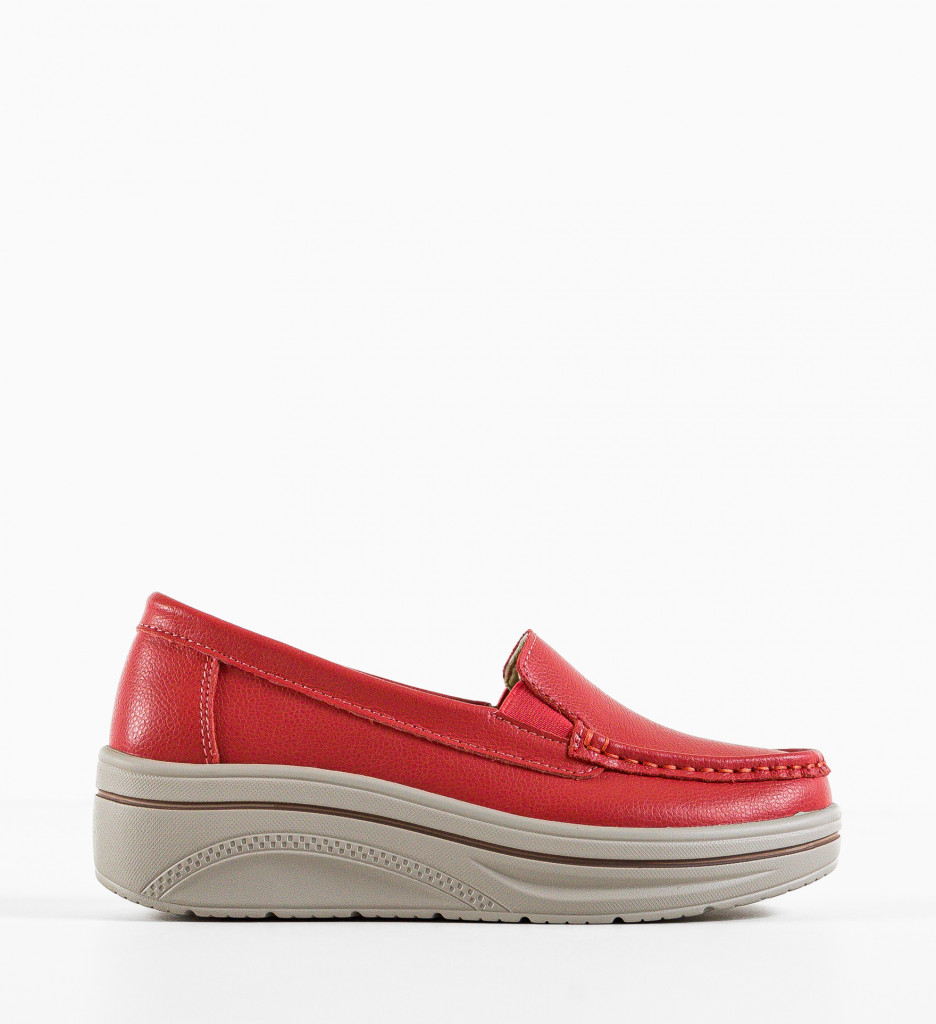 Pantofi Casual Brienne Rosii - Confort și Stil - imagine 5