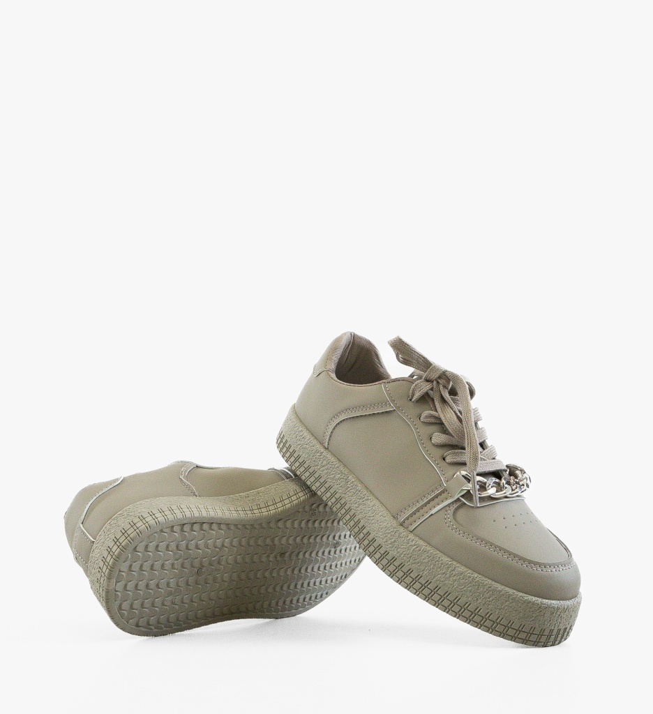 Sneakers Dama Myrga Gri - Confort Sport - imagine 2