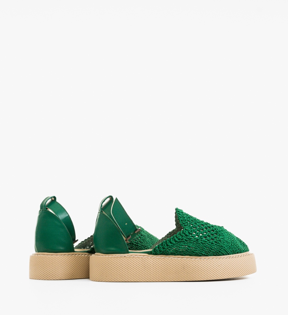 Pantofi Casual Rauros Verzi - Confort și Stil - imagine 3