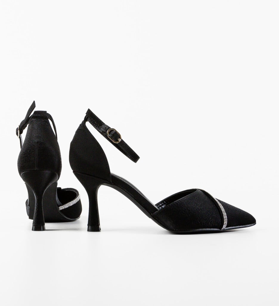 Pantofi Dama Rubble Negri - Eleganță și Stil - imagine 6